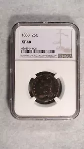 1833 NGC XF40 CAPPED QUARTER PRETTY 25C SILVER COIN BUY IT NOW! - Picture 1 of 4