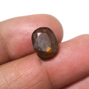 Adorable AA+ Petroliam Tourmaline Brown Faceted 4 Crt Oval Shape Loose Gemstone - Picture 1 of 8