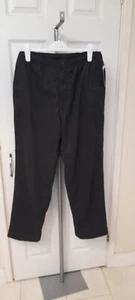 CHUMS, Mens Black Warm Fleece Lined Elasticated Trousers W 38 L 31 Walking, Work - Picture 1 of 10