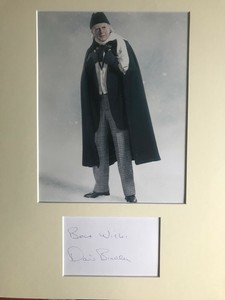 David Bradley Autograph- Doctor Who- Harry Potter-Signed Card & 10x8 Photo-AFTAL