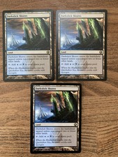 Darkslick Shores Rare NM Scars of Mirrodin MTG Magic x3