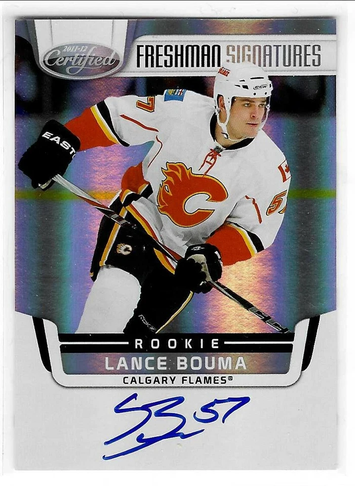 Lance Bouma 2011/12 Certified Rookie Autograph Card #177 Calgary Flames - Image 1 of 1