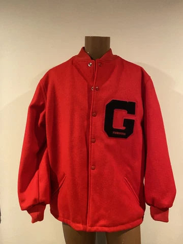 Vintage Georgia Bulldogs Swimming Letterman Jacket Letter UGA Dawgs 42 Cover