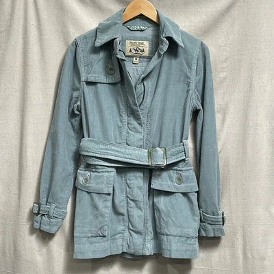 Chaqueta utilitaria vintage Pacific Trail M azul claro pana con cinturón Seattle PNW Foto 1 de 4