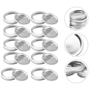 10 Stück Weißblech Deckel Einmachdeckel Mehrweg Glas Split Dichtung Deckel - Bild 1 von 12