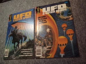 UFO & Outer Space 20 + 24 Lot Gold Key 1979 aliens ufos flying saucers uap real - Picture 1 of 8