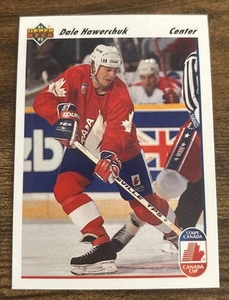 Upper Deck 1991-92 Dale Hawerchuk #12 Canada Cup NHLPA Team Canada NHL Player - Picture 1 of 3