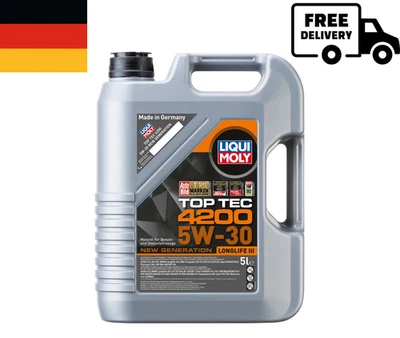 Liqui Moly Top Tec 4200 Engine Oil 5W-30 New Generation 5-Liter 504.00 507.00 -3 - Bild 1 von 4