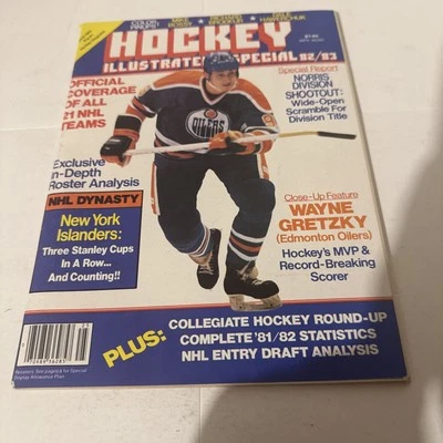 82-1983 Hockey Illustrated magazine HOF Wayne Gretzky, Edmonton Oilers No Label - Image 1 of 2
