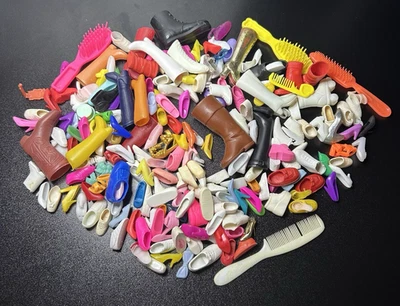 Vintage to NOW~ Barbie Ken & Friends ~BOOTS & SHOES Lot D~ Pairs Singles DAMAGED - Image 1 of 4