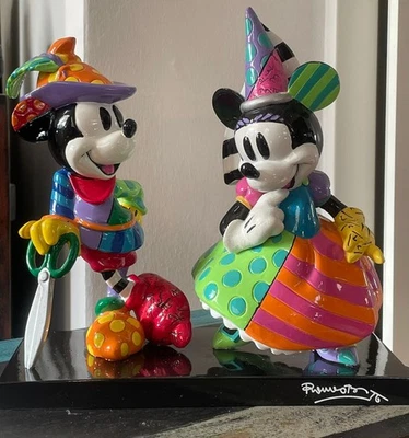 Disney by Britto – Brave Little Tailor Mickey & Minnie–Limited Edition–NEU & OVP - Bild 1 von 4