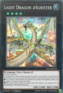 YuGiOh Light Dragon @Ignister IGAS-SP044 Super Rare Spanisch NM 1st - Bild 1 von 2
