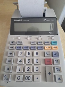 Calculadora de impresión Sharp EL 1750 - Imagen 1 de 4