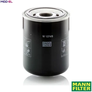 OIL FILTER W 1374/6 FOR DEUTZ-FAHR BF4M1012E/4M1012EC 3.2L 4cyl AGROTRON 4.8L - Picture 1 of 9