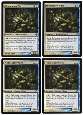 Mistmeadow Witch x4 4x Duel Decks: Venser vs. Koth PLAYSET Creature MTG NM AZ1 - Image 1 of 2