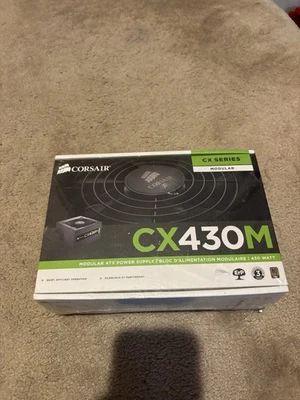 Corsair CX430M 75-002016 ATX Modular Power Supply 430 Watt - NEW SEALED - Image 1 of 4