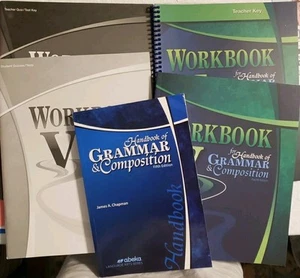 A Beka Workbook V Grammar Grade 11 CURRENT COMPLETE Student & Teacher Set NEW - Bild 1 von 4