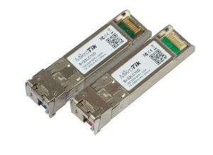 MIKROTIK Pair of SFP+ modules, 10km, for single optical cable (S+2332LC10D) - Picture 1 of 1