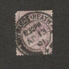 GRANDE-BRETAGNE : timbre Queen VICTORIA d'un penny / 1901 HAYWARDS HEATH annuler