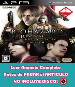 Resident Evil 4 + Resident Evil Code Veronica X PS3 Edicion PSN Store CASTELLANO - Imagen 1 de 1