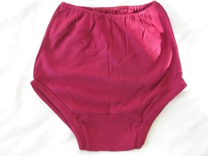 Girls/Ladies VINTAGE GYMPHLEX MAROON School Knickers Sz 20 W32-36" NEW 09/11 SP - Picture 1 of 7