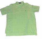 Polo Ralph Lauren Polo Shirt Men's 3Xlt Green Collared Short Sleeve Pique Cotton