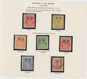 Australia 1932 George V O.S. issues Used good condition - Picture 1 of 1