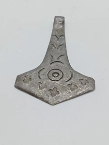 -Tragbar- Antiker Kreuz Anhänger Schmuck Amulett Talisman Wikinger Alter 9-12 Jh. n. Chr. - Bild 1 von 4