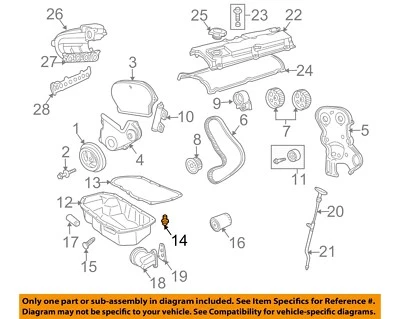 CHRYSLER OEM 98-10 300M Enfriador de aceite de transmisión de refrigeración-Tornillo de línea de retorno 6101451 Foto 1 de 2