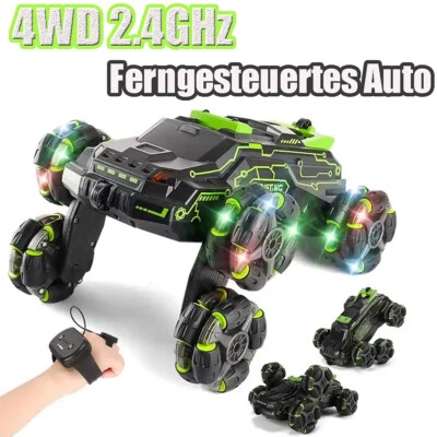 RC Stunt Auto Ferngesteuertes Auto mit Handsteuerung 4WD Kinder Spielzeugauto - Bild 1 von 4