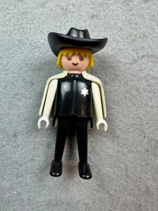 Vintage Playmobil Western Cowboy Sheriff Cowboyhut Cape Figur 3" Geobra 1974 RAR - Bild 1 von 3