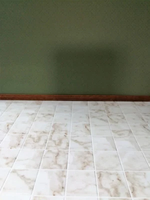 Dollhouse Marble Square Tile Floor Embossed Card Stock Glossy 1:12 Scale - Image 1 of 4