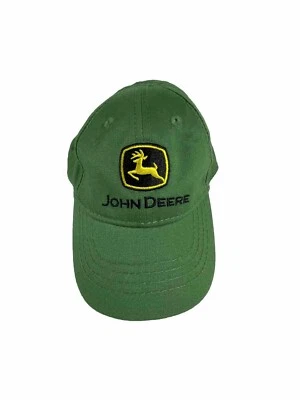 Gorra John Deere verde talla juvenil/niño pequeño logotipo sombrero talla única amarillo tractor Deere Foto 1 de 4