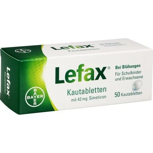 Lefax Kautabletten 50 Stück, PZN 02487928