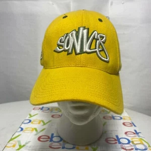 Seattle Sonics Hat Team Nike NBA Official Yellow Green Adult Free-Size Cap - Picture 1 of 9