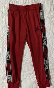Child Boy Air Jordan Fleece Jogger Pant, Size XS (4), Red - Picture 1 of 5