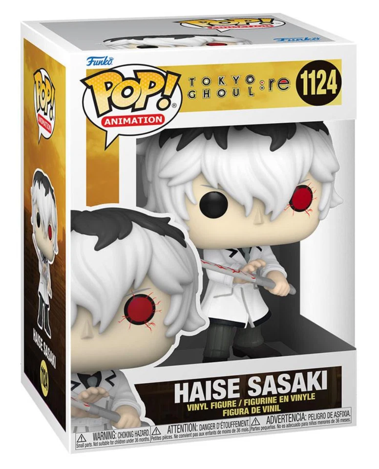 Tokyo Ghoul POP! Animation Vinyl Figura Ken Kaneki in White Outfit 9 cm - Imagen 1 de 1
