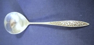 Vintage Wallace Sterling Silver Spanish Lace Pattern Sauce Serving Ladle 5 7/8" - Picture 1 of 3