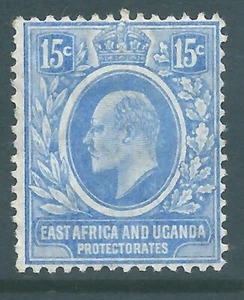 EAST AFRICA & UGANDA PROTECTORATES 1907 Edward VII mint 15c SG39 - Picture 1 of 2