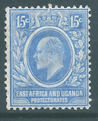 EAST AFRICA & UGANDA PROTECTORATES 1907 Edward VII mint 15c SG39 - Image 1 of 2