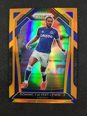 2020-21 Panini Prizm Premier League #119 Dominic Calvert-Lewin Orange Prizm /25 - Image 1 of 2
