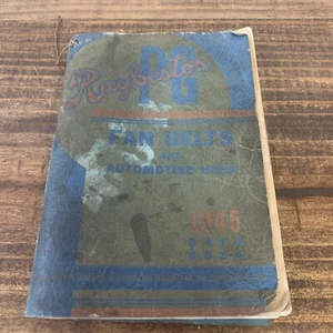 Raybestos Fan Belts and Automotive Hose Data Book 1945 - All Pages Present! - Picture 1 of 8