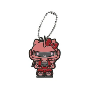Gundam x Hello Kitty Kapsel Gummi Maskottchen 300y - Char's Zaku x Hello Kitty - Bild 1 von 1