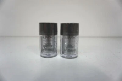NYX Professional Makeup 0.08oz GLI 10 Silver Body Glitter - Lot of 2 - Image 1 of 2
