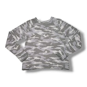 Athleta Girl Cozy Cross Your Fingers Sweatshirt Grils XXL Camo Modal - Picture 1 of 9