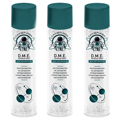 12x Champ High DME Gas Dimethyl Ether 280ml Extraktionsgas 99,9% pur (14,25€/L)