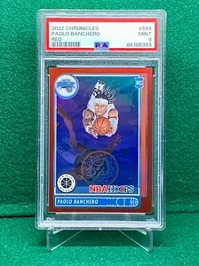 2022-23 Panini Chronicles PAOLO BANCHERO #584 Red Prizm /149 SP PSA MINT 9 - Picture 1 of 2