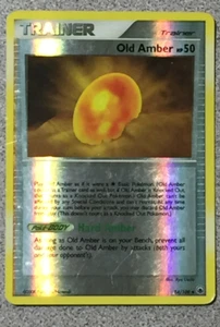 POKEMON - OLD AMBER 84/100 - MAJESTIC DAWN - UNCOMMON - TRAINER - HOLO FOIL - MP - Picture 1 of 4