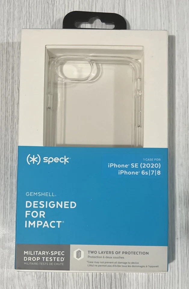 Speck Gemshell Clear Case For iPhone SE / 8 / 7 / 6s - Image 1 of 1