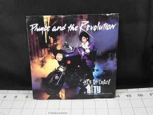 Prince Let's Go Crazy Erotic City 45 RPM Vinyl Record Picture Sleeve WB 7-29216 - Picture 1 of 4